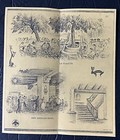 1938 Santa Fe Fred Harvey La Fonda Hotel Brochure Many Drawings
