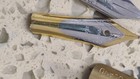Lot Vintage   Fountain Pen Parts Lot Nip Gold   Steel Vintage   Used