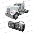 Kenworth W900 T800 T600 Driver Side Dual 4x6 Headlight W  Bezel   K256-880-4