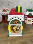 Vintage Fisher-price Little People Christmas Village Lot Buildings Figures Gift