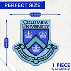 Columbia University Logo Iron On Patch - Sew Patch - Embroidered Patch 4 x3 75 