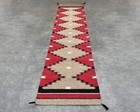 Southwest Navajo Wool Runner Rug Boho Antique Native American Tribal Rug 2 6   6 