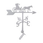 24 In  Aluminum Country Doctor Weathervane - White-wv-173-we
