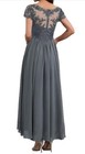 Women   s Chiffon Mother Of The Bride Dress Evening Gown Wedding Guest 8