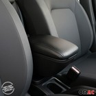 Black Center Console Armrest For Ford Transit Connect 2010-2013 Plastic Leather