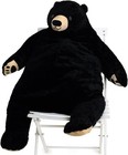 Giant Teddy Bear Plush Toy Bear Big Black Teddy Bear Stuffed Animal Doll Home
