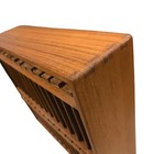 Vintage Kalmar Designs Cassette Tape Holder Teak Wood 30 Tapes Eject Button Mcm