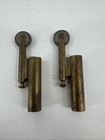 Vintage Brass Rope Lighter -lot Of 2    lt1