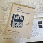 Htf Sencore Sg165 Am-fm Stereo Analyzer Service Manual W  Schematic   Parts List