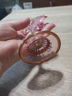 Chipped Blown Glass Flamingo Perfume Bottle