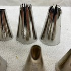Wilton Piping Tips Set 9pc Lot Stainless Steel Icing Nozzles 4b 2d 12 81 16 4 2