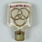 Vintage Ballantine Beer 3 Ring Tap Handle Knob Bar Pub Advertising