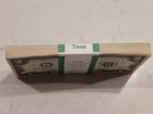 Full Strap Sequential 100 2017a  2 Dollar Bill Crisp minneapolis Minnesota