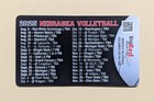 2025 Nebraska Cornhuskers College Football   Volleyball Pocket Schedule         