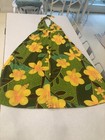 1960s 70   s Vtg Hawaiian Floral Hukilau Fashions Shirt Halter Dress Honeymoon Set