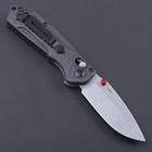 565 Carbon Fiber Handle Axis Lock Stone Washing Blade Pocket Folding Knife New