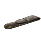 Louis Vuitton Etui Stylo Pen Case Monogram Leather Brown Spain M62990 02ed493