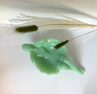 Jadeite Green Bathing Beauty Dish