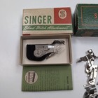 Lot Of Vintage Singer Attachments Blind Stitch Tucker Usa Made
