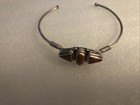 Sterling Silver Coral Cuff Bracelet Circumference 6 Inches Gap 1 1 4 Inch