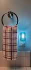 Vintage Glass Insulator Antique Plug In Led Nightlight    Hand Made  Ships Fast 