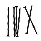 70pcs    3 Inch High Hardness Drywall Screws  Black  Coarse Thread  Phillips D   