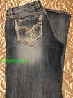 Rock Revival Mira Embellished Faded Boot Cut Jean W30  L32  Very Cute   l  k