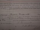 1902 Homestead Certificate Theodore Roosevelt Secretary Signed Ouray County Co 