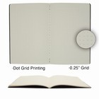 A5 Dotted Notebooks - Grid Notebook  92 Pages  8 2  X 5 5   black  6 Pack 