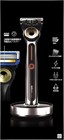 Gillette Labs Heated Razor - Handle  2 Blades  Holder  Charging Dock Set
