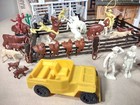 Vitage Marx Roy Rogers Rodeo Ranch  3992 Playset W  Nellybelle Jeep Orig Box