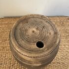 Vintage 6    Beer Keg Barrel Crock Stoneware Pottery Figure Decor Ribbed Usa Brown
