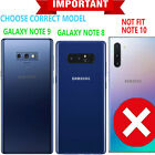 For Samsung Galaxy Note 9 8 Case Phone Cover Kickstand   Tempered Glass Screen