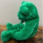 Vintage 1998 Ty Beanie Buddies Retired Erin The Irish Shamrock Bear Green Plush
