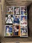 Medium Flat Rate Box Of Atlanta Braves Cards Mixed Years 2140  Cards