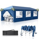 10x30 Ft Ez Pop Up Canopy Tent Waterproof Outdoor Wedding Party   Bag On Wheels