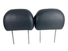    03-06 Silverado Sierra Pair Of 2 Front Headrest Head Rest Leather Set Dark Gray