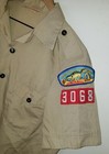 Boy Scouts Uniform Shirt Bsa  3068 Vintage Insignia Scout Usa Adult Mens Lg