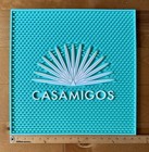 Casamigos Tequila Rubber Service Wait Station Large Square Spill Bar Mat   new  