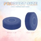 6 Pcs Washable Tempera 2 3 x0 7  Large Tempera Paint Cakes Blue