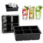 Big Ice Cubed Maker Large Cube Square Tray Molds Whiskey Ball Cocktails Silicone