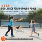 Pool Fence 4 X 12 Ft Removable Pool Fences For Inground Pools Outdoor