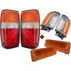 Set Tail Light Bumper Lamp Corner Lamp For Toyota Hilux Ln50 1984-1988