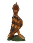 Wood Carved Owl  in The Style Of Wilhelm Schimmel  8  High   Good Condition