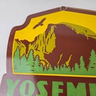 Vintage Yosemite National Park Sign - Ca Gas Service Station Pump Porcelain Sign