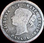 Canada Lot Of 12 Silver 5 Cents Coins