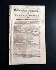 Masonic Freemasons   Essex-merrimack River Bridge Engraving Print 1793 Magazine