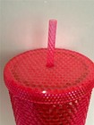 Starbucks 2019 Holiday Studded Cold Cup Tumbler  Neon Pink  24 Oz New