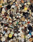 Buttons  Huge Lot Ten Pounds 10lb Vintage Estate Mix Old Sewing Buttons