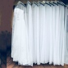 10pcs Wedding Dress Garment Bag Cover Sheer Dustproof Mesh Bridal Gown Display